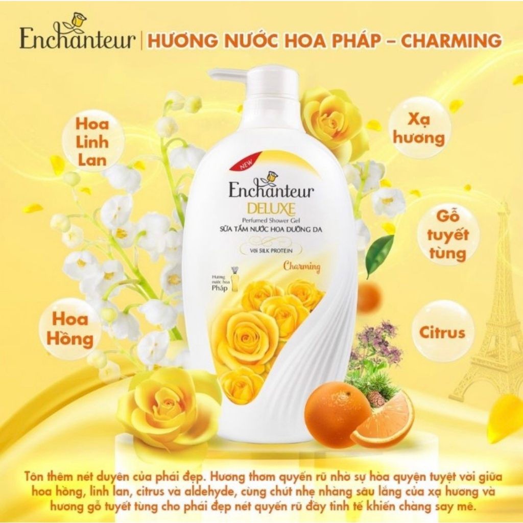 Sữa tắm Enchenter 650ml