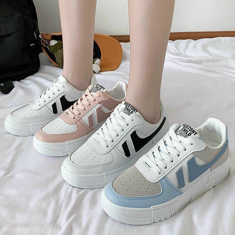 Giày Thể Thao Nữ Ulzzang Hàn Quốc airforce shadow học sinh