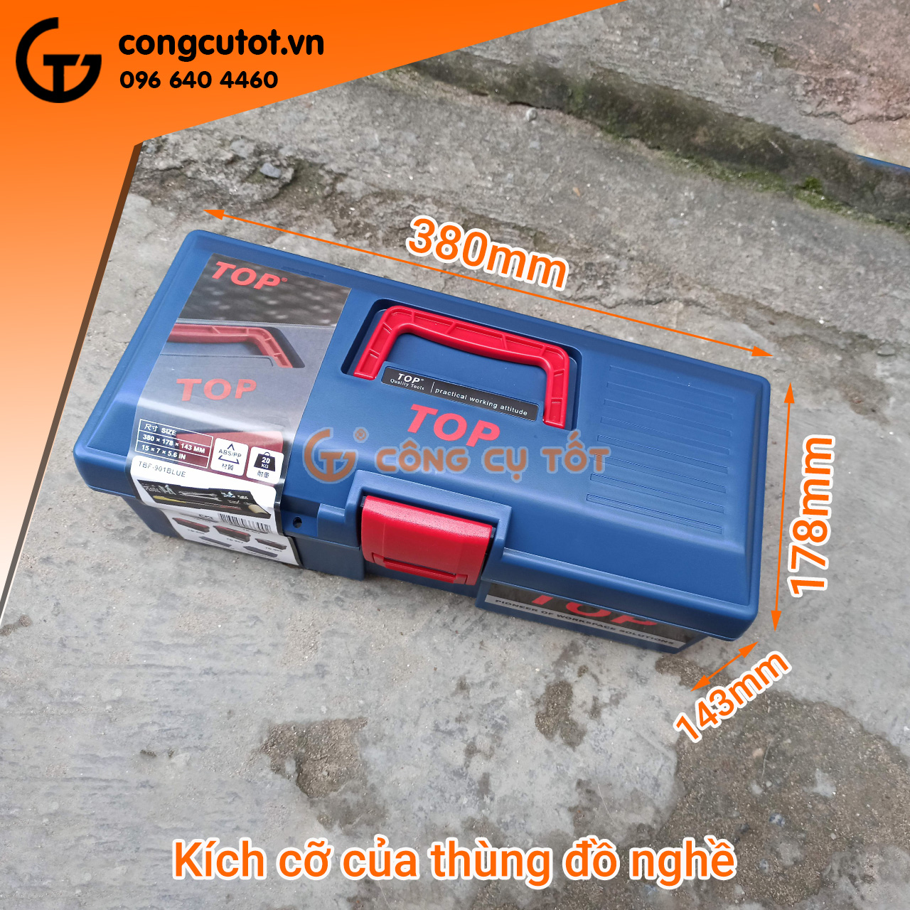 Hộp đồ nghề TOP TBF - 901Blue