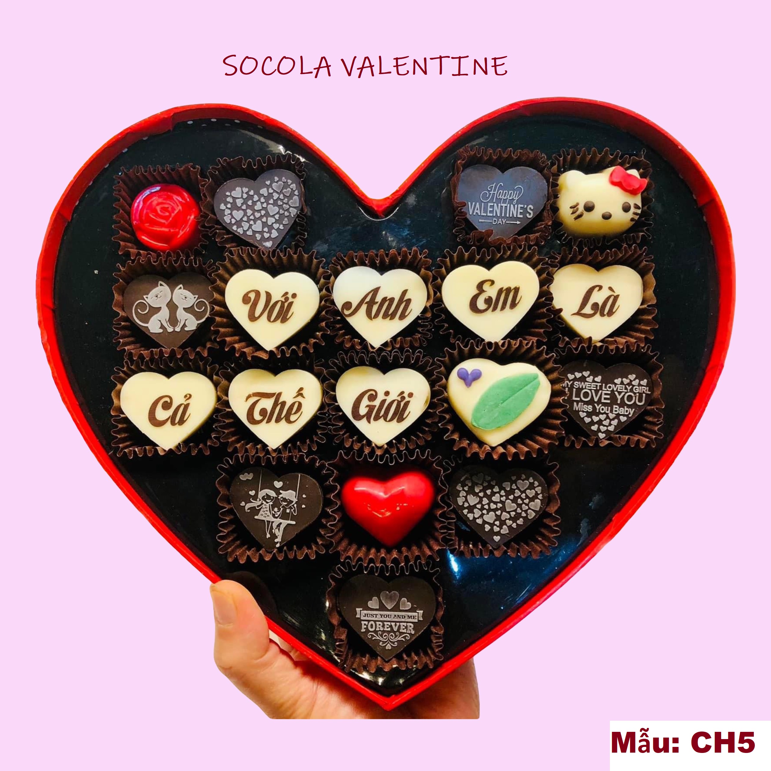 Socola valentine, chocolate valentine 2024