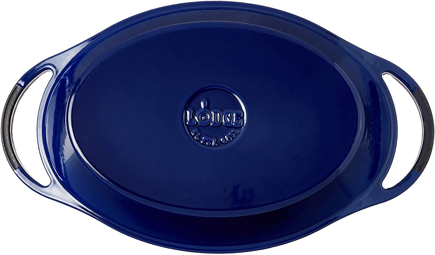 Lodge - Khay gang phủ men Indigo - 1.8L