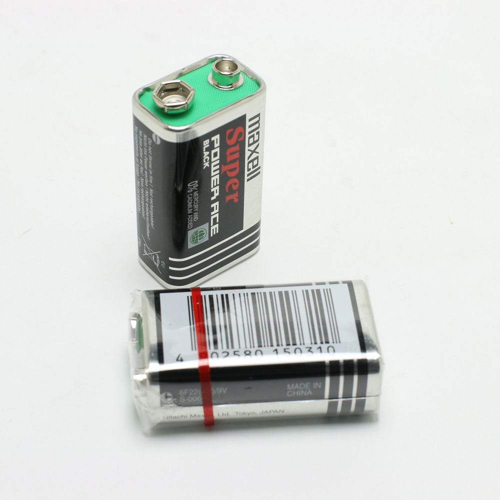 Pin Vuông 9v (6F22) Chính Hãng Maxell Siêu Bền