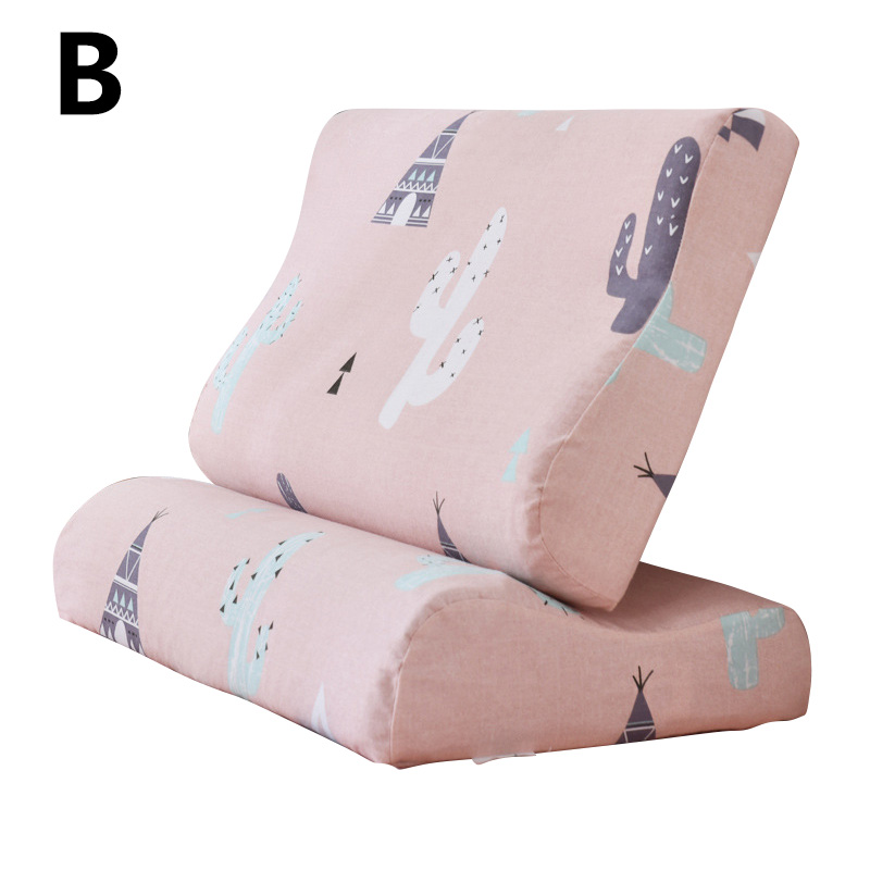 1PC Pillow Case Memory Foam Pillowcase For Latex Pillow Cotton Contour Rebound Cover Soft