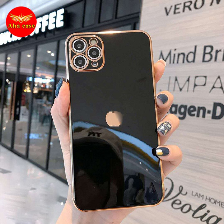 Ốp iphone 7 Plus - Ốp lưng iphone 8 Plus - Ốp lưng dẻo kiểu dáng iphone 12 sang trọng, lên đời cho iphone 7 plus sang iphone 12 chỉ 3 giây - Ốp lưng giả iphone 12 cho 7 plus