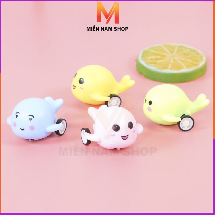 Đồ chơi mini chạy đà-thú chạy cót mini-thú nhựa mini cho bé