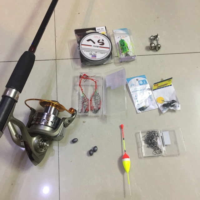 Bộ cần 2 khúc shimano 2,7 m máy lc 7000  (xả hàng giảm giá và cam kết bảo hành đổi trả ạ)