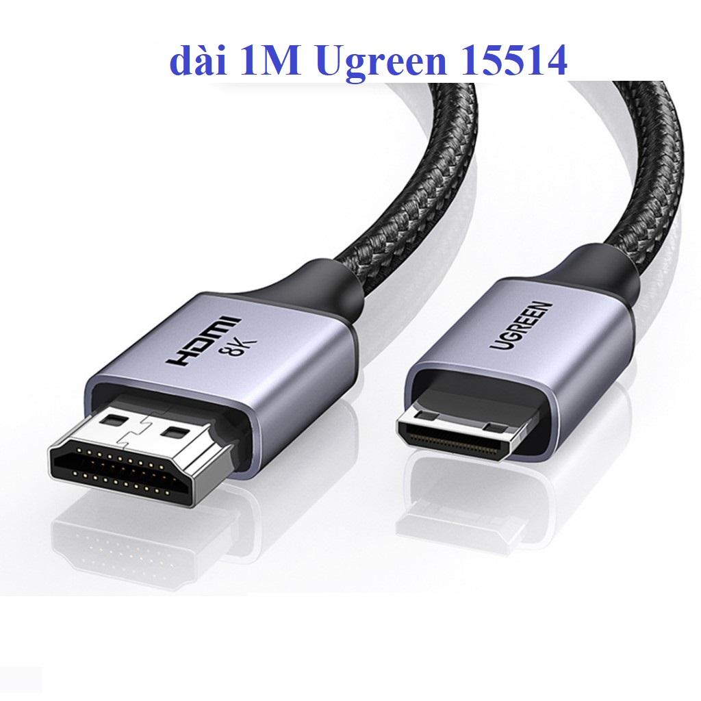 Cáp chuyển đổi mini hdmi to hdmi 2.1 ugreen