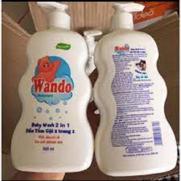 TẮM GỘI TRẺ EM BABY WANDO 500ML