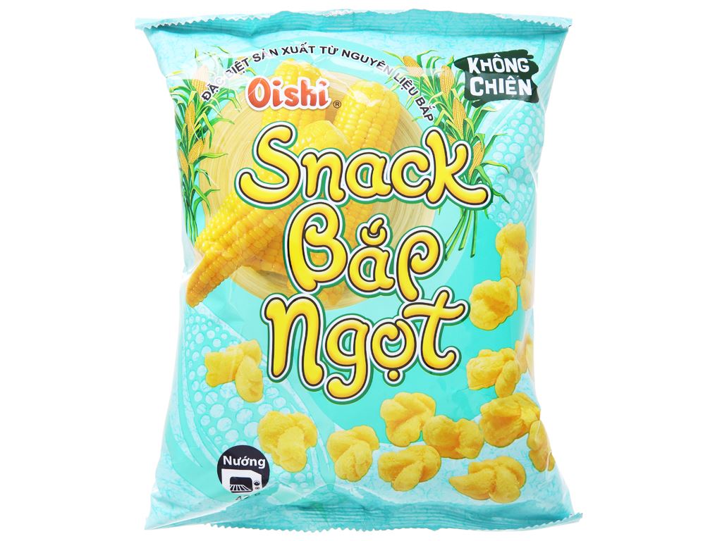 2 gói Snack bim bim Oishi Bắp Ngọt