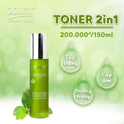 Toner 2in1 Zoley - Tẩy Trang & Nước Hoa Hồng