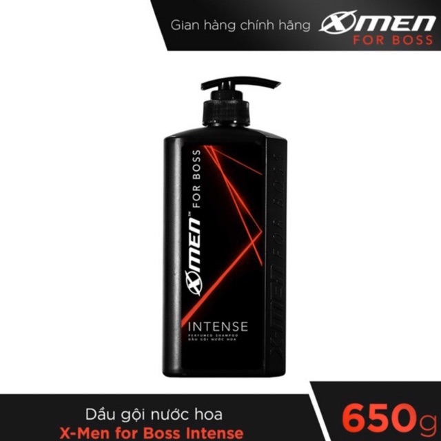 Dầu gội nước hoa X-Men for Boss Intense 650g