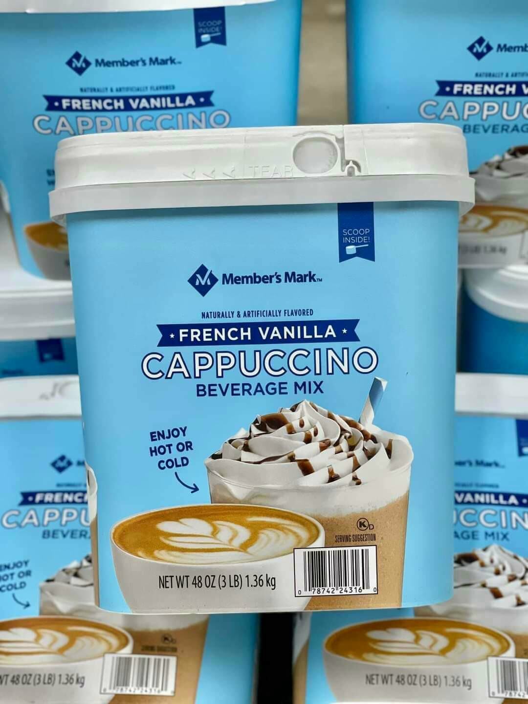 Bột Cappuccino Vanilla 1.36kg