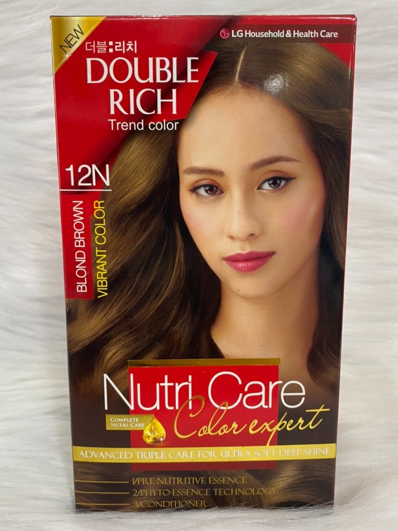 Thuốc Nhuộm Tóc Double Rich 12N Nâu ánh vàng: Nếu bạn đang tìm kiếm một màu tóc đẹp và tự nhiên, hãy thử sản phẩm thuốc nhuộm tóc Double Rich 12N Nâu ánh vàng. Sản phẩm này có thể giúp bạn đạt được tông màu nâu ánh vàng tuyệt đẹp như mong muốn.