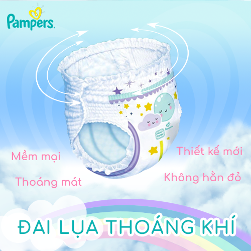 Tã/Bỉm Dán Pampers Nhật Giữ Dáng Gói Cực Đại, Size M70 (Hàng nội địa Nhật)