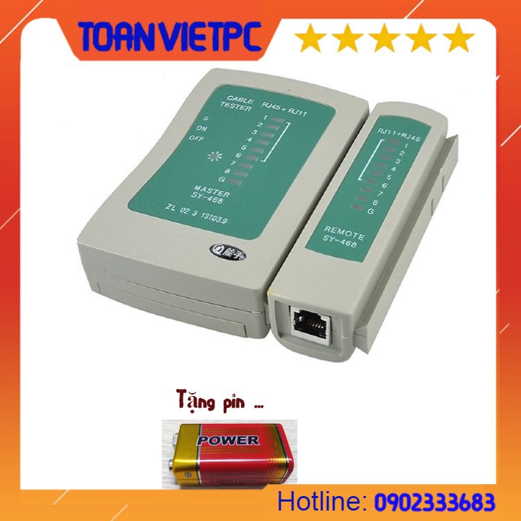 Hộp test mạng rj 45, rj 11