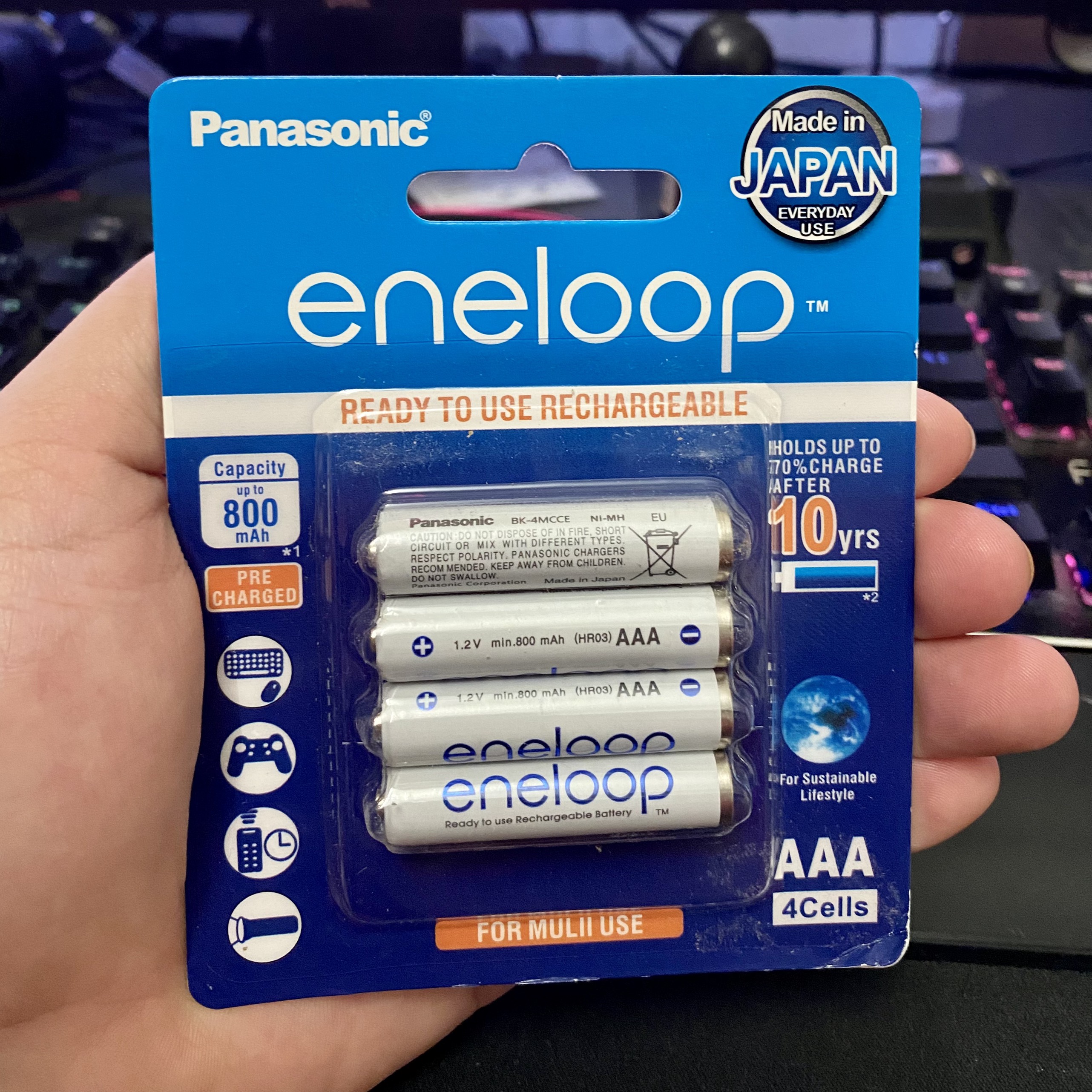 Combo sạc pin Eneloop BQ CC51 + pin sạc các loại