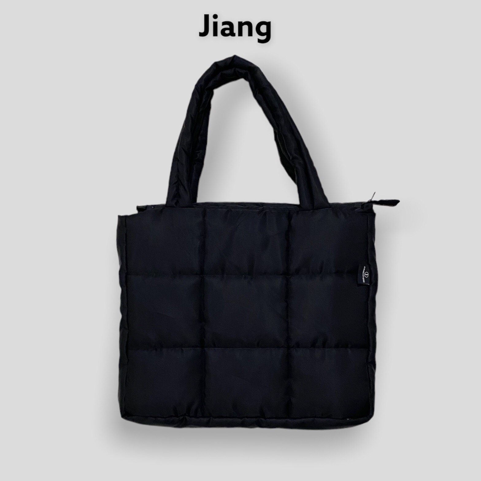 Túi tote trần bông kẻ caro - túi đeo chéo local brand jaing store