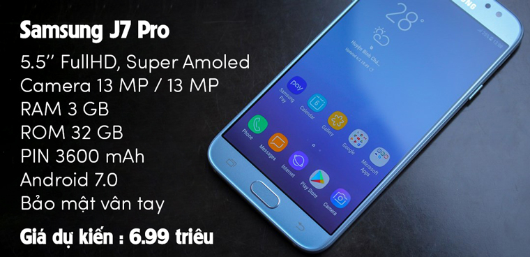 Điện thoại Samsung Galaxy J7 Pro
