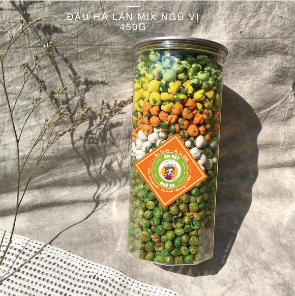 Đậu Hà Lan Mix 5 Vị - Hủ [450g]