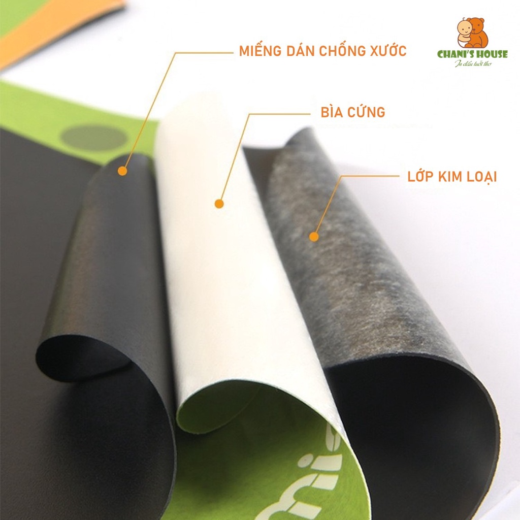 BẢNG ĐEN NAM CHÂM DÁN TƯỜNG MIDEER CHO BÉ