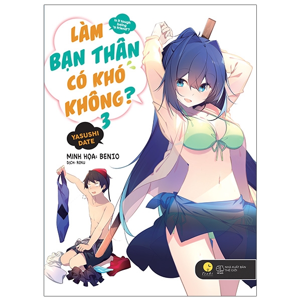 Fahasa - làm bạn thân có khó không - tập 3 - tặng kèm bookmark + postcard gập 2 mặt