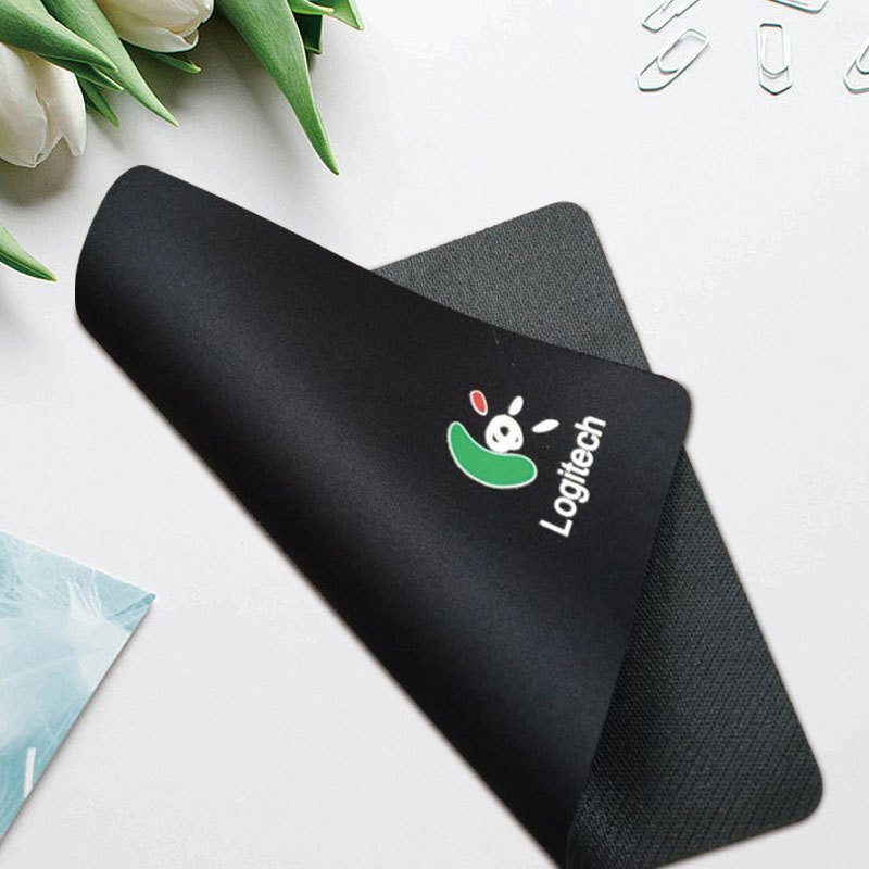 Protab Mouse Pad (Black) for Office - Real Photo