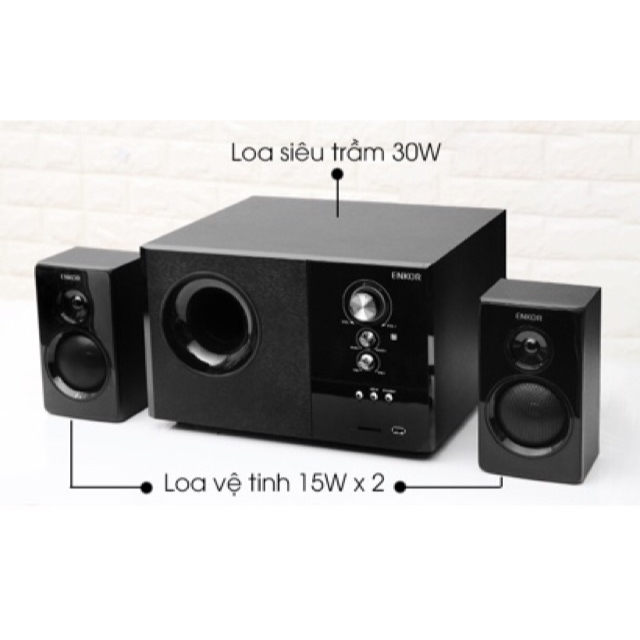 Loa vi tính 2.1 Enkor S2880 Đen ( Like New )