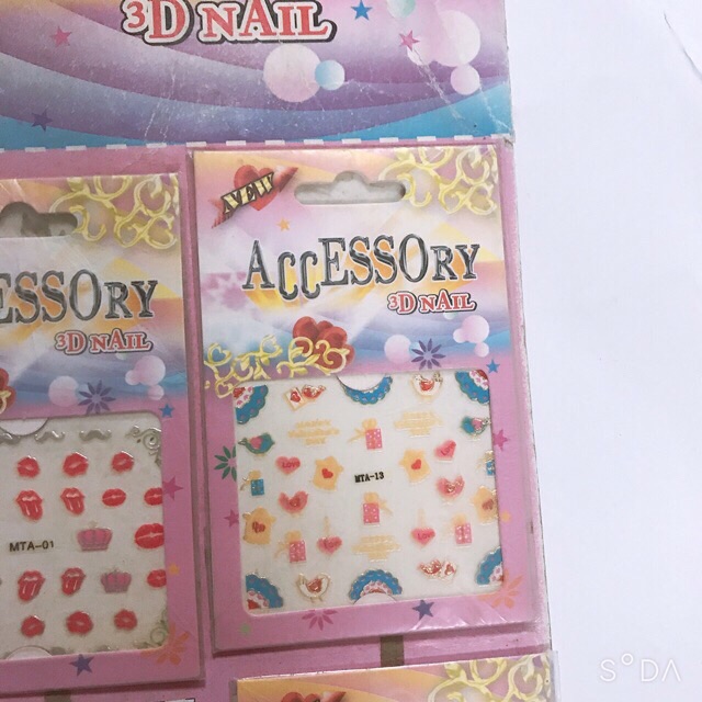 Sticker Dán Móng Tay (12 Bộ)