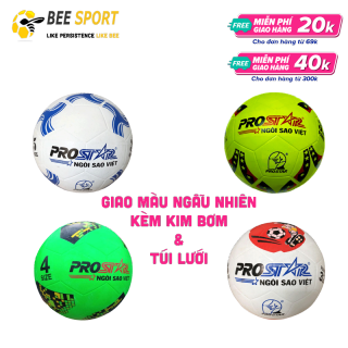 Quả bóng đá Prostar Cao Su (giao màu ngẫu nhiên) - Bóng đá trẻ em giá rẻ, bền bỉ, không thấm nước thumbnail