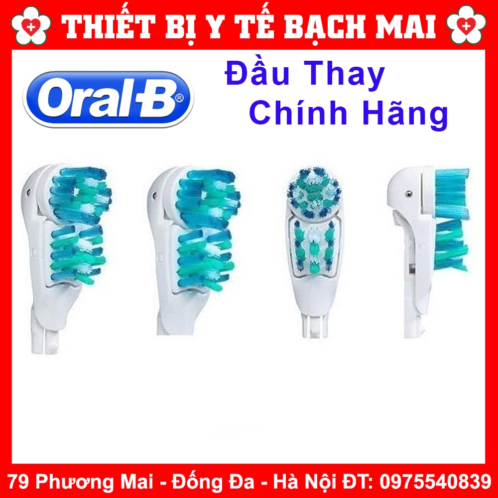 Combo 4 đầu bàn chải pin oral-b crossaction power