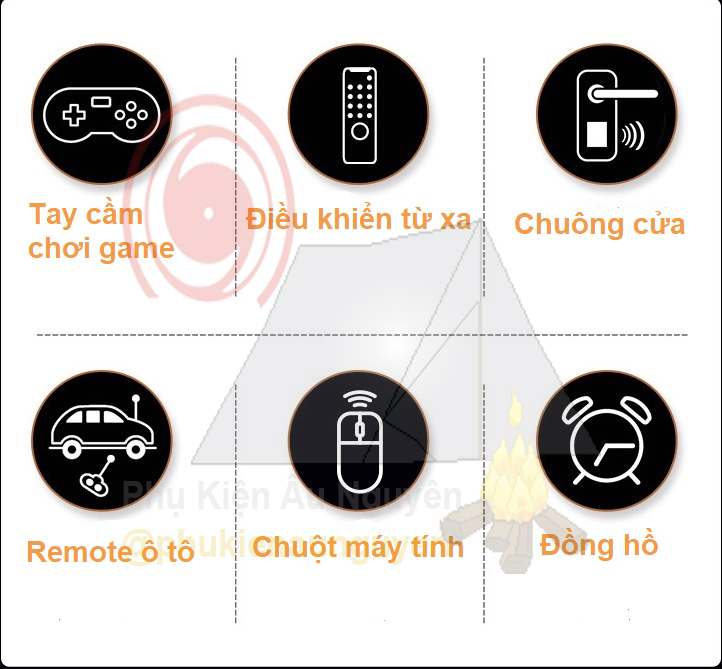 Pin kiềm Akaline AA 1.5V LR6 - Pin số 5 (Combo 4 viên)
