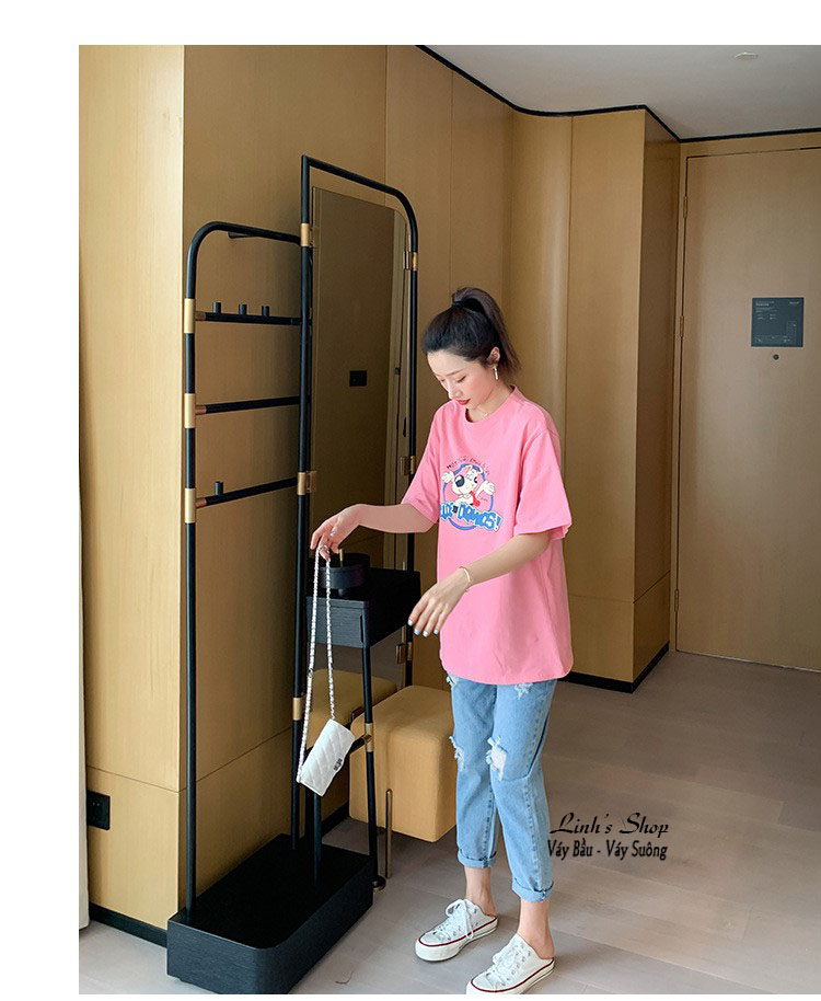Quần Jean Bầu Năng Động Q234