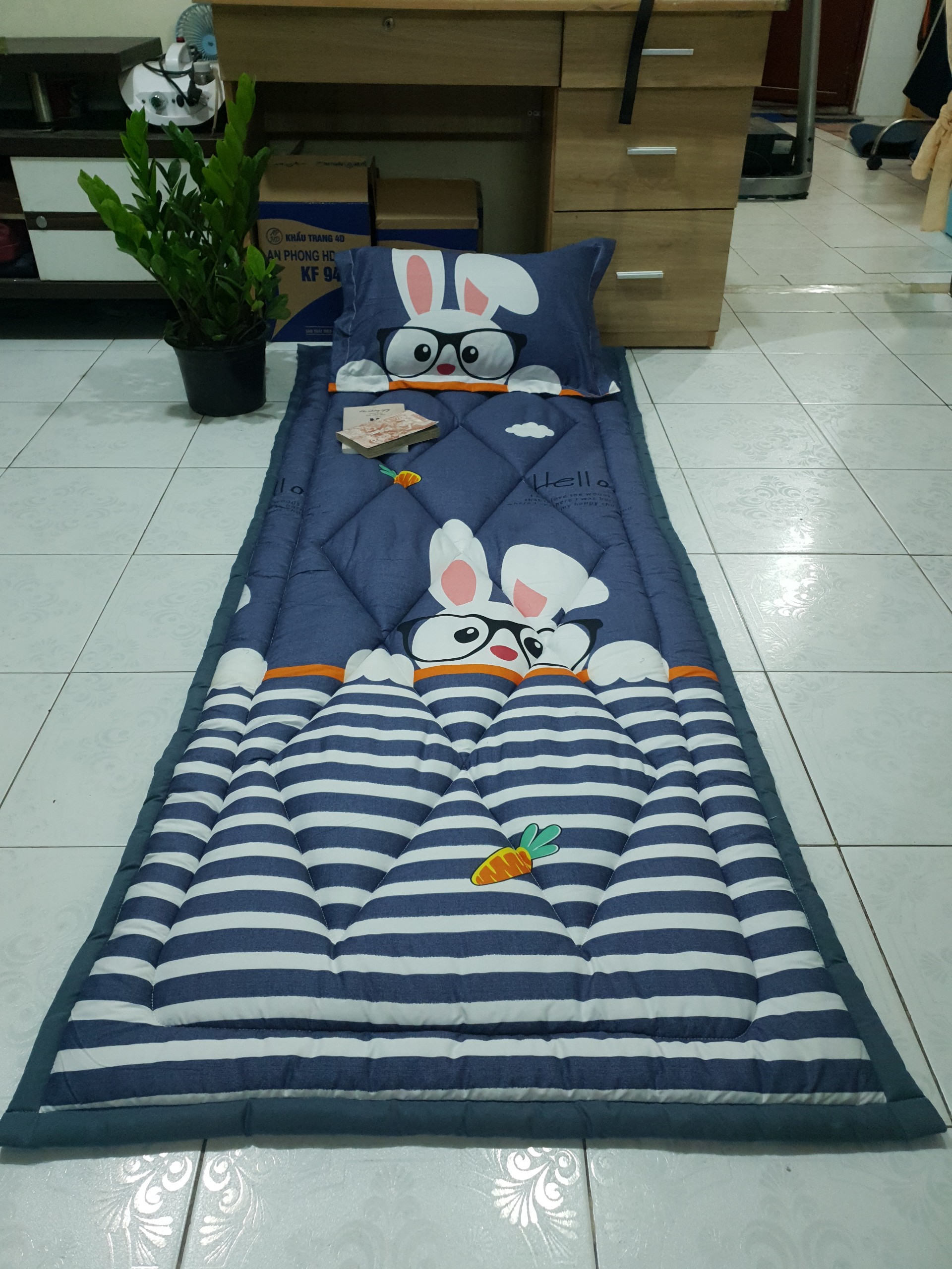 [TẶNG KÈM TÚI] NỆM VĂN PHÒNG- ĐỆM NGỦ VĂN PHÒNG 80*200cm