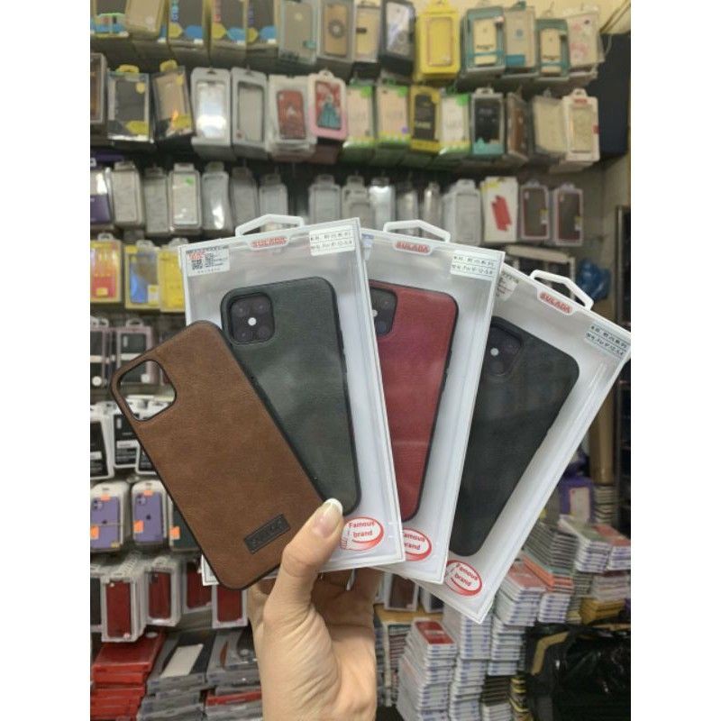 Ốp lưng Sulada da cho iPhone 13 pro max/13 pro/13/13 mini/12 Mini/ 12/ 12 Pro/ 12 Pro Max  .
