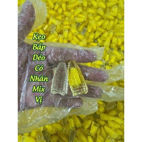 500GR KẸO DẺO BẮP (NGÔ ) NHÂN TAN CHẢY MIX VI