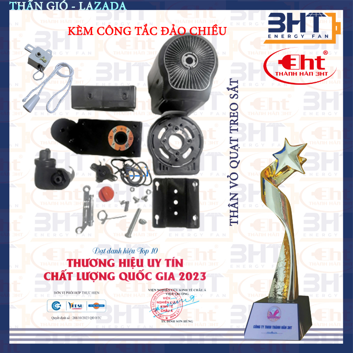 VỎ QUẠT TREO THÂN SẮT ( CÓ GÁO NẠ) MẪU GIỐNG SENKO