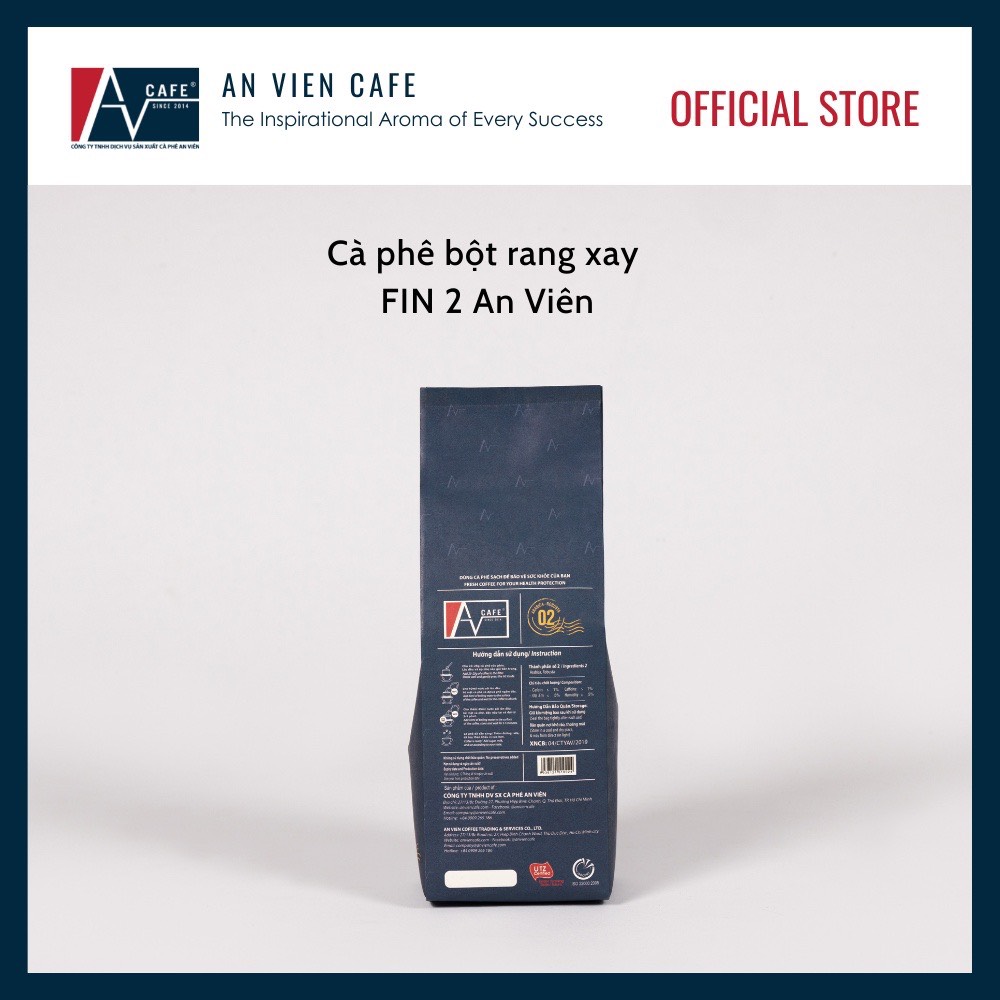 Cà Phê Rang Xay FIN 2 Pha Máy Pha Phin Đều Ngon