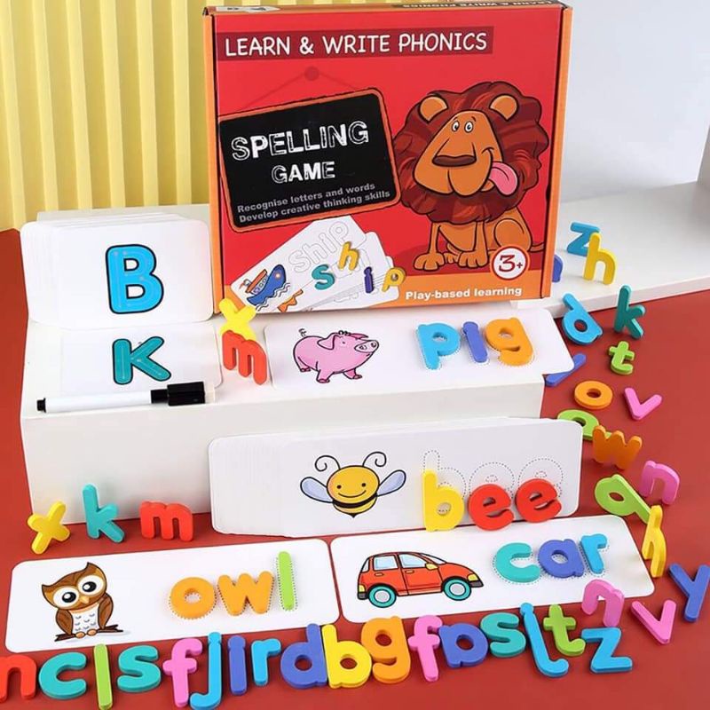 Spelling Game Màu Cam - Trò Chơi Ghép Từ Vựng Tiếng Anh
