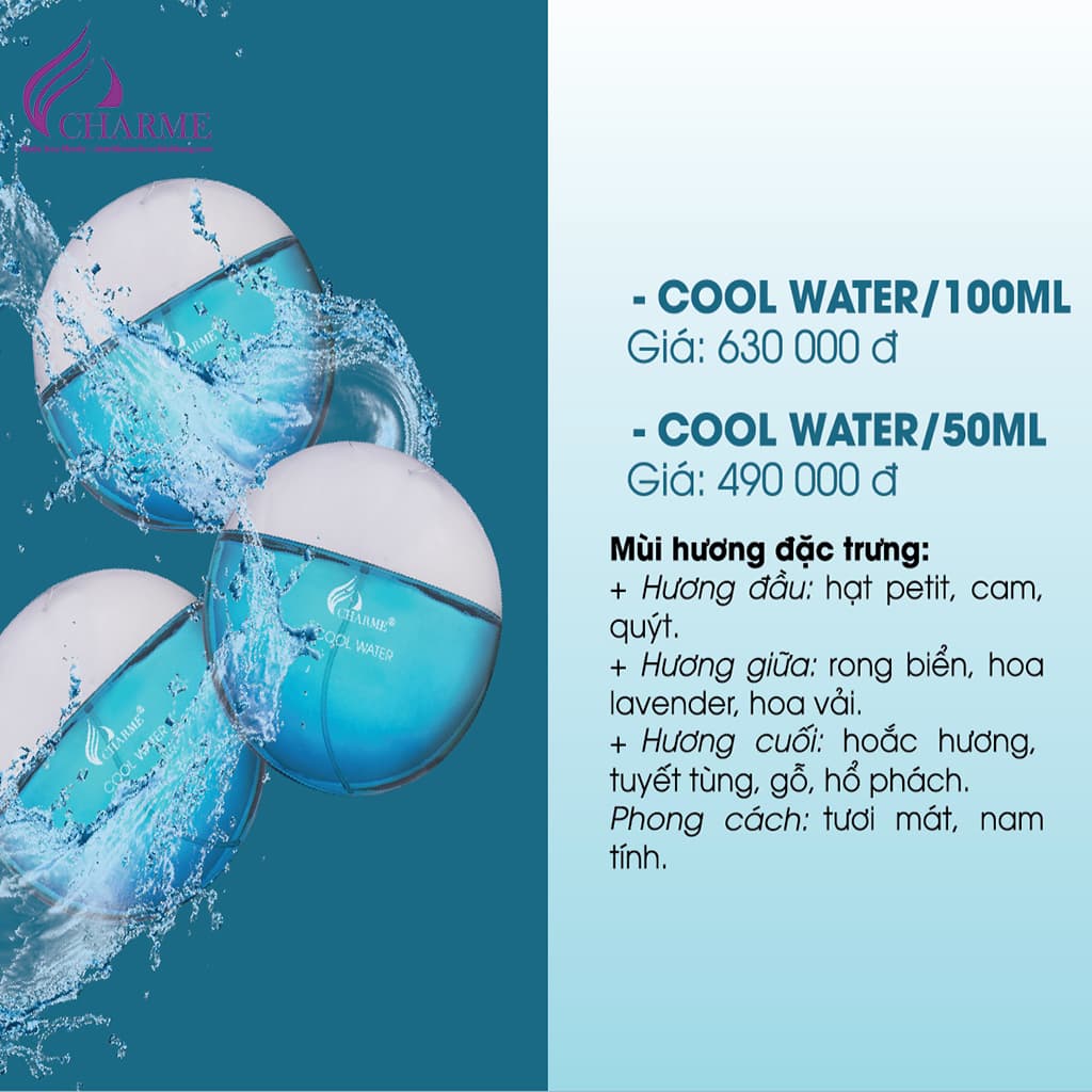 [HCM]Nước hoa nam cool water 50ml- AN002