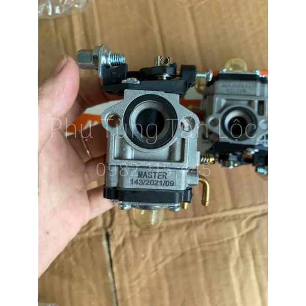 Chế hòa khí - bình xăng con máy cắt cỏ husqvarna 143