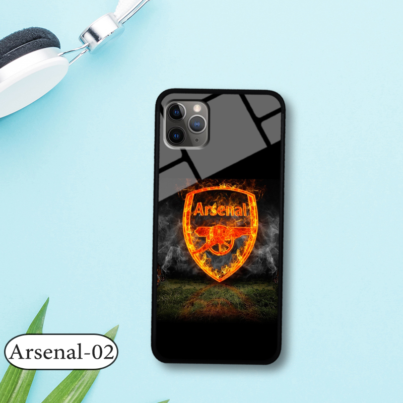 Ốp kính 3D IPHONE 11 PRO MAX  - in biểu tượng đội bóng