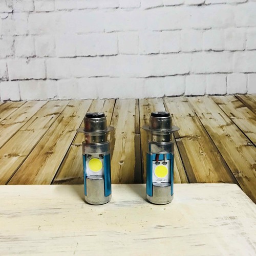Đèn led xe máy - bộ 2 bóng led cho wave 2 bóng siêu sáng