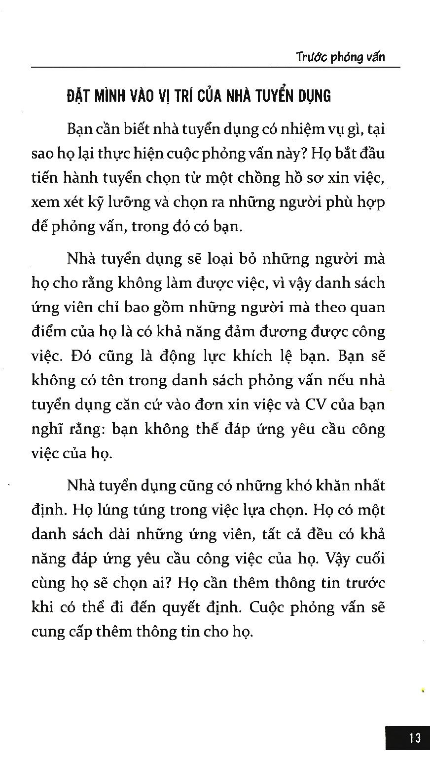 Thật đơn giản -  Phỏng vấn tuyển dụng