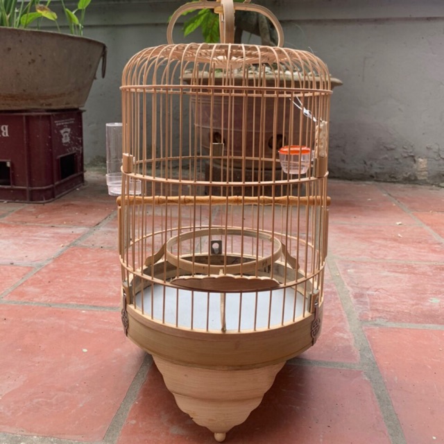 Lồng chim khuyên TRE đường kính 22x38 - Lồng chim khuyên giá rẻ - Lồng chim khuyên đẹp - Lồng chim khuyên mini