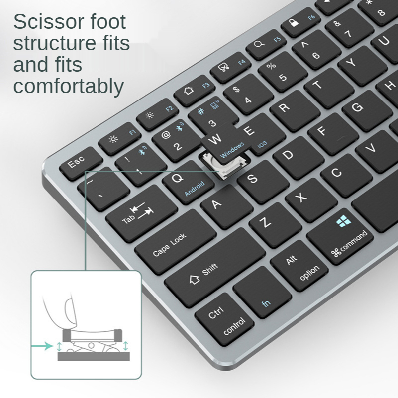 Seenda bluetooth 5.0 & 2.4g không dây bàn phím và chuột combo mini đa phương tiện bàn phím và ergonomic chuột cho máy tính để bàn pc laptophot