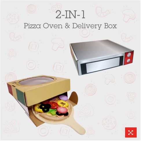 Bộ đồ chơi làm bánh Pizza Hape