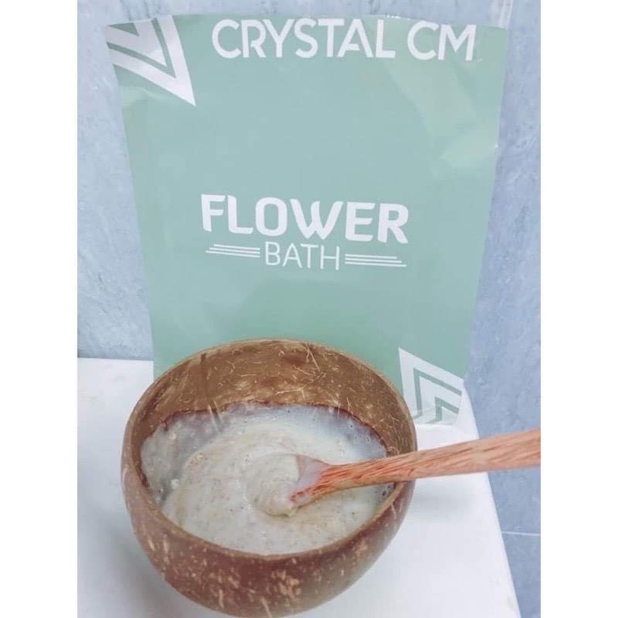 Tắm Trắng siêu trắng Crystal Chu Hằng ( sử dụng cho 1 lần tắm)