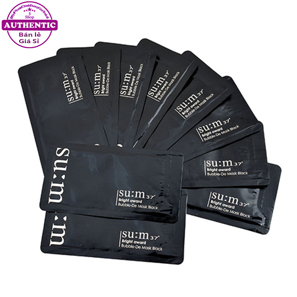 Mặt Nạ Sủi Bọt SUM37 LÊN MEN Thải Độc Trắng Da KOREA