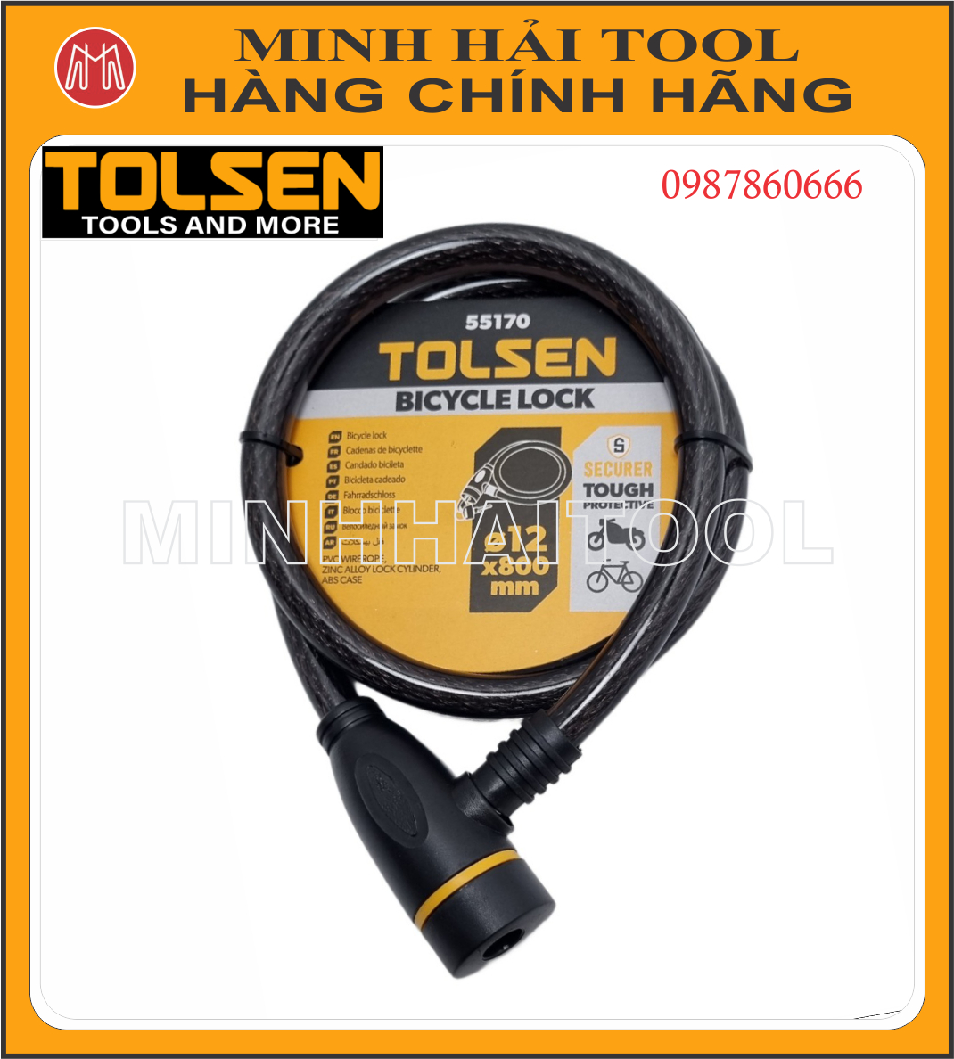 Ổ khóa dây tolsen 55170