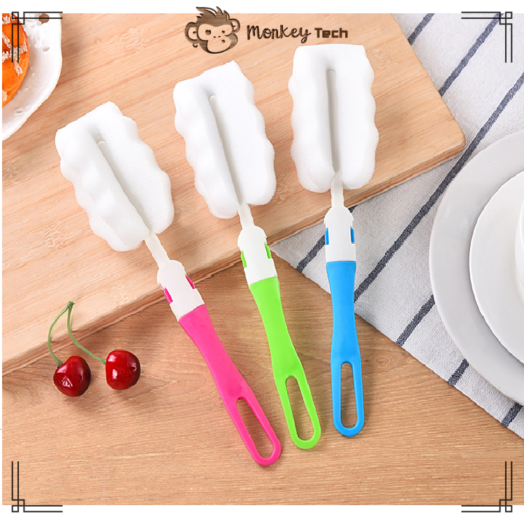 Cọ rửa bình sữa ly uống nước có đầu mút, cọ bình sữa. MonkeyTech